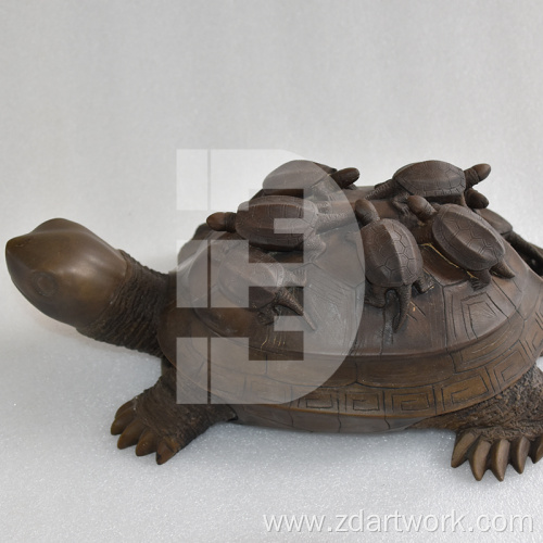 Stone carving nine tortoise inkstone